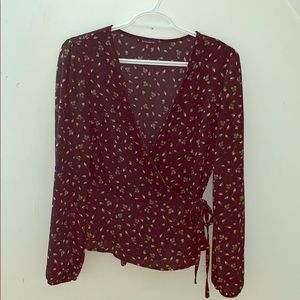 Cute tie front blouse